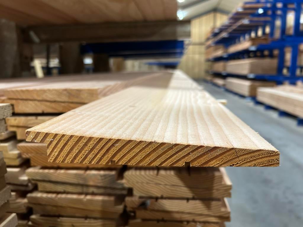 Douglas zweeds rabat 175mm werkend 14 / 30! Mm dik, Tuin en Terras, Palen, Balken en Planken, Ophalen, Nieuw, 250 cm of meer, Planken