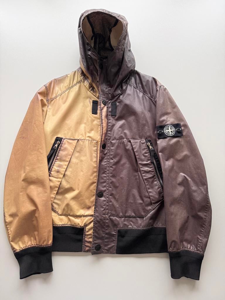 Stone island heat reactive jacket L, Kleding | Heren, Jassen | Zomer, Ophalen of Verzenden, Gedragen, Maat 52/54 (L), Zwart