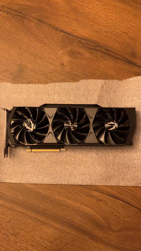 NVIDIA GeForce RTX 3080 Zotac Trinity 10GB videokaart, GDDR6, PCI-Express 4, Ophalen of Verzenden, Zo goed als nieuw