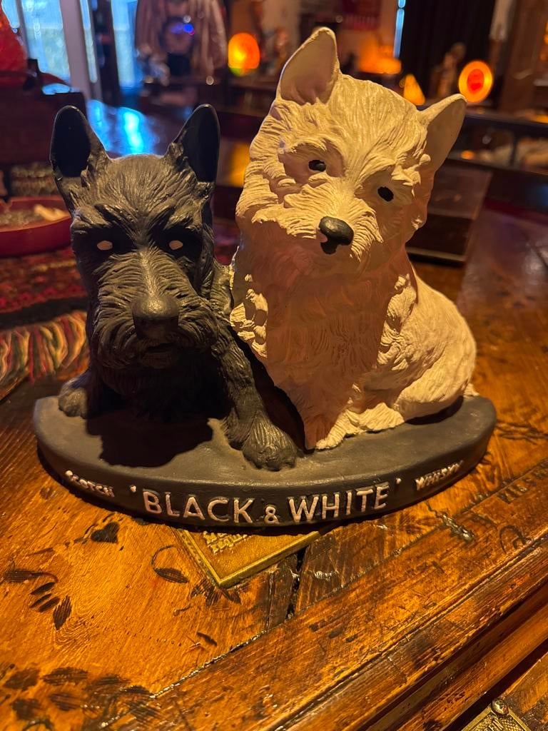 Black & White Whisky Reclamebeeld Honden, Ophalen, Gebruiksvoorwerp