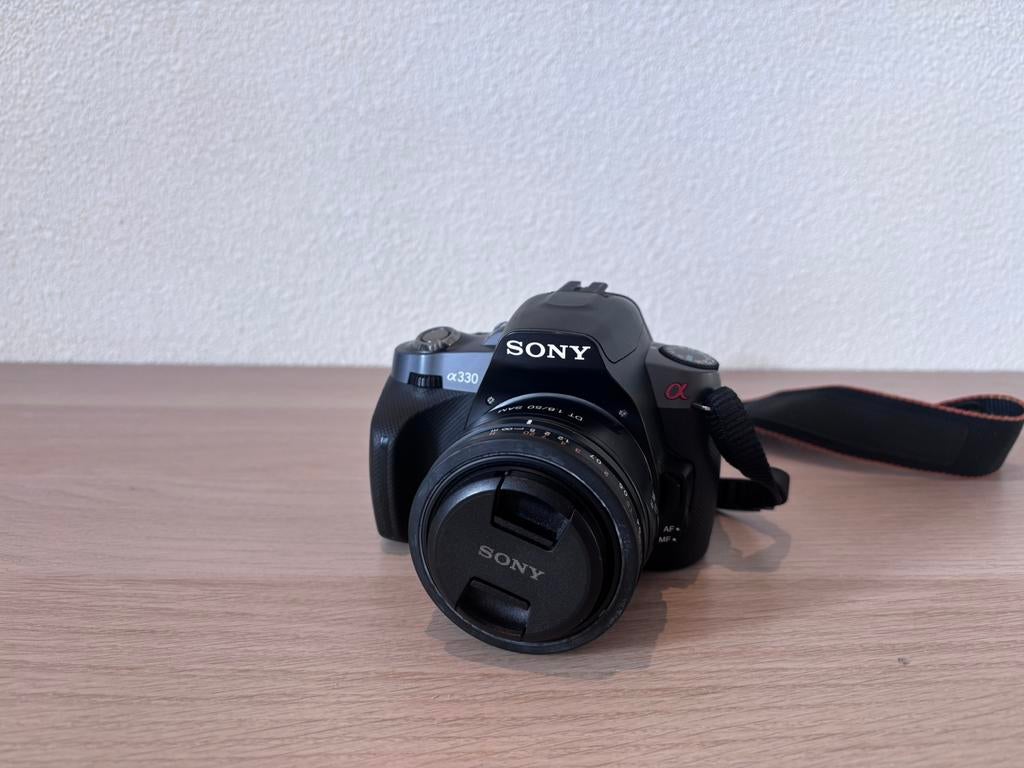Sony A330 met drie lenzen, Audio, Tv en Foto, Fotocamera's Digitaal, Gebruikt, Spiegelreflex, Sony, 8 keer of meer, Ophalen of Verzenden