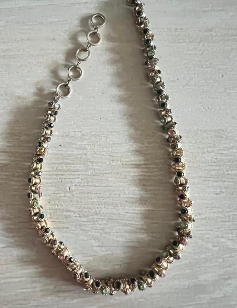 Otazu tonnetjes ketting, goud zgst paar keer gedragen., Ophalen of Verzenden