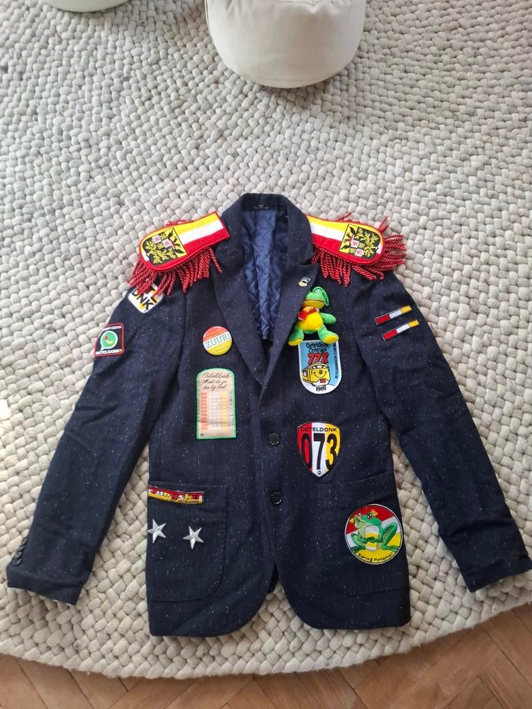 Carnaval Oeteldonk Jasje, Blauw, Oeteldonk, Overige maten, Ophalen of Verzenden