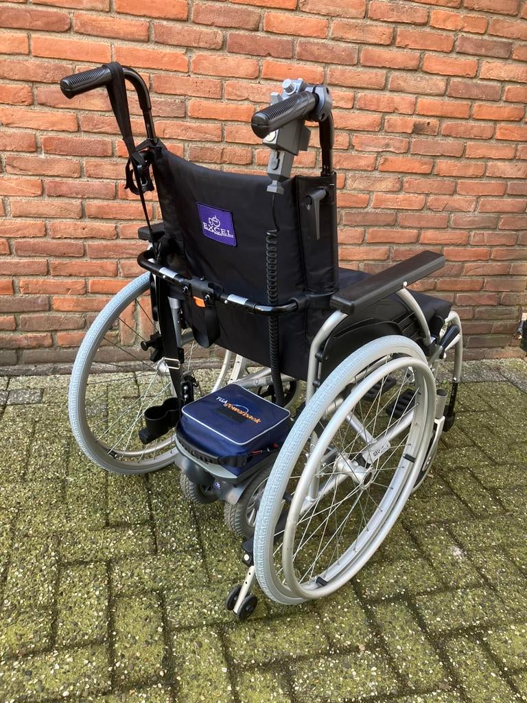 Excel van Os rolstoel met TGA duwondersteung, Ophalen, Zo goed als nieuw, Duwrolstoel
