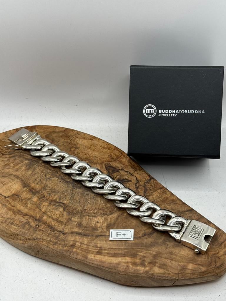 “CHRIS XL” buddha to buddha 24,5cm• Maat: F+ “GEPOLIJST”, Sieraden, Tassen en Uiterlijk, Armbanden, Ophalen of Verzenden, Zo goed als nieuw