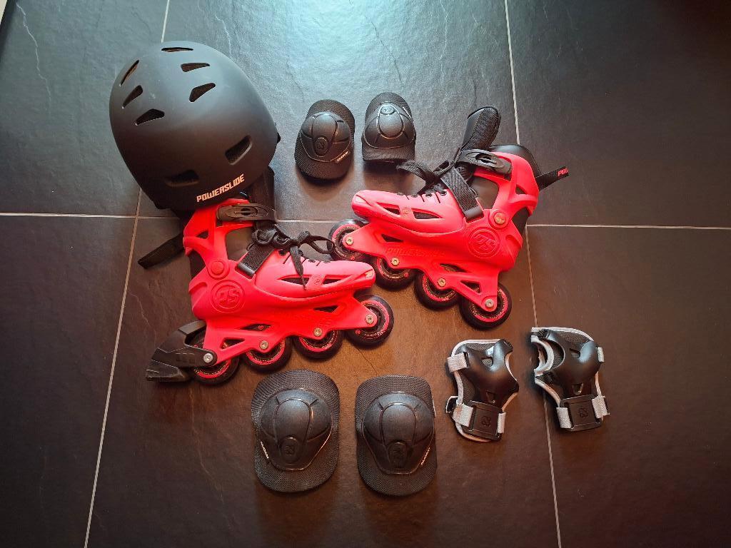 Powerslide One Stargaze skates, met helm/beschermers, Ophalen, Kinderen, Inline skates 4 wielen, Powerslide