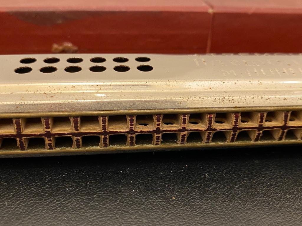 Harmonica M. Hohner Tremolo F, Muziek en Instrumenten, Blaasinstrumenten | Mondharmonica's, Ophalen of Verzenden, Gebruikt, Overige typen
