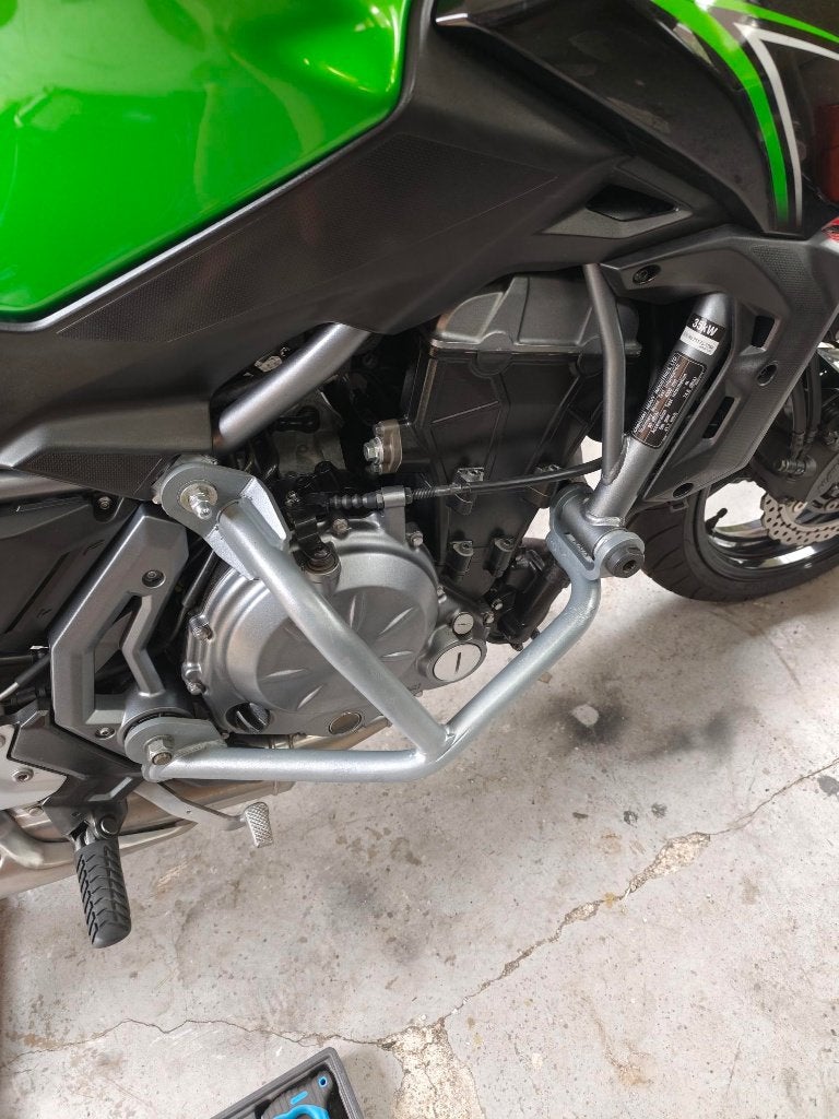 valbeugels (carter) kawasaki Z650, Ophalen of Verzenden, Gebruikt