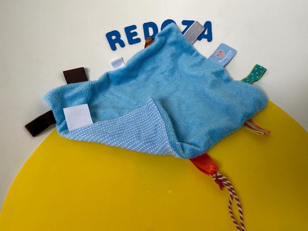 K1080 snoozebaby snooze baby doekje blauw, Ophalen of Verzenden, Zo goed als nieuw, Overige typen