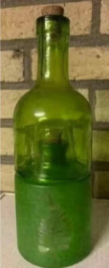 Olie en azijn stel van Oil & vinegar; groene flessen, Huis en Inrichting, Keuken | Keukenbenodigdheden, Ophalen of Verzenden, Zo goed als nieuw