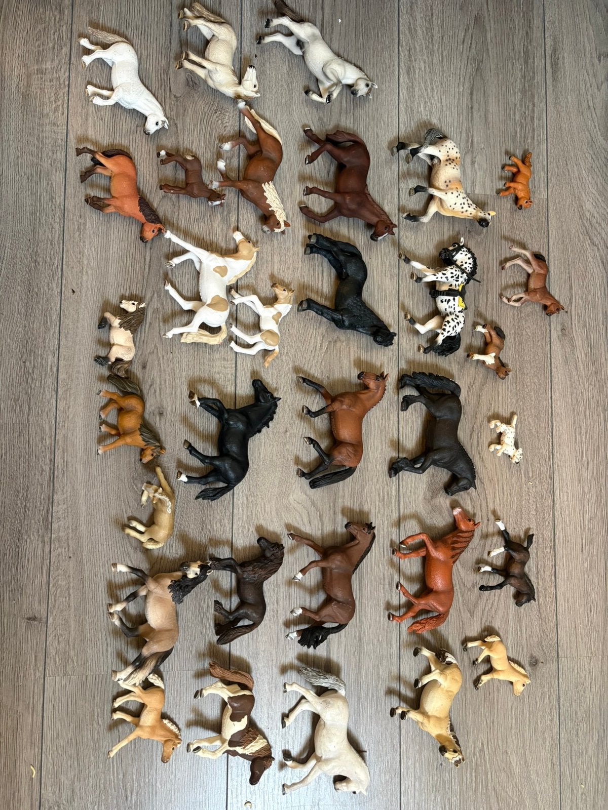 Schleich paardjes. BIEDEN, Ophalen of Verzenden, Gebruikt, Paard, Beeldje of Figuurtje