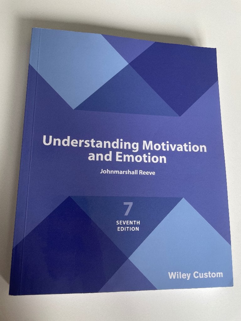 Understanding motivation and emotion, Boeken, Studieboeken en Cursussen, Ophalen of Verzenden, Beta, Zo goed als nieuw, WO