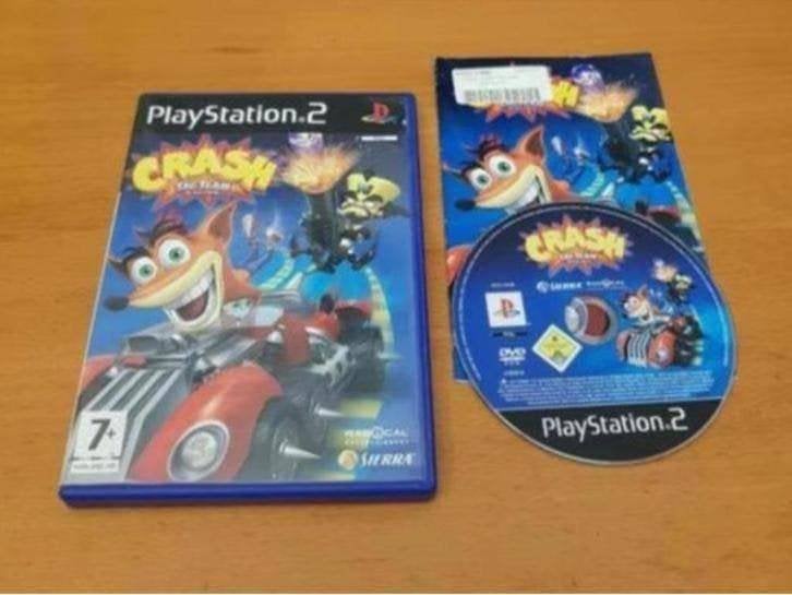 PS2 | Crash Tag Team Racing, Gebruikt, Racen en Vliegen, Ophalen of Verzenden, 3 spelers of meer