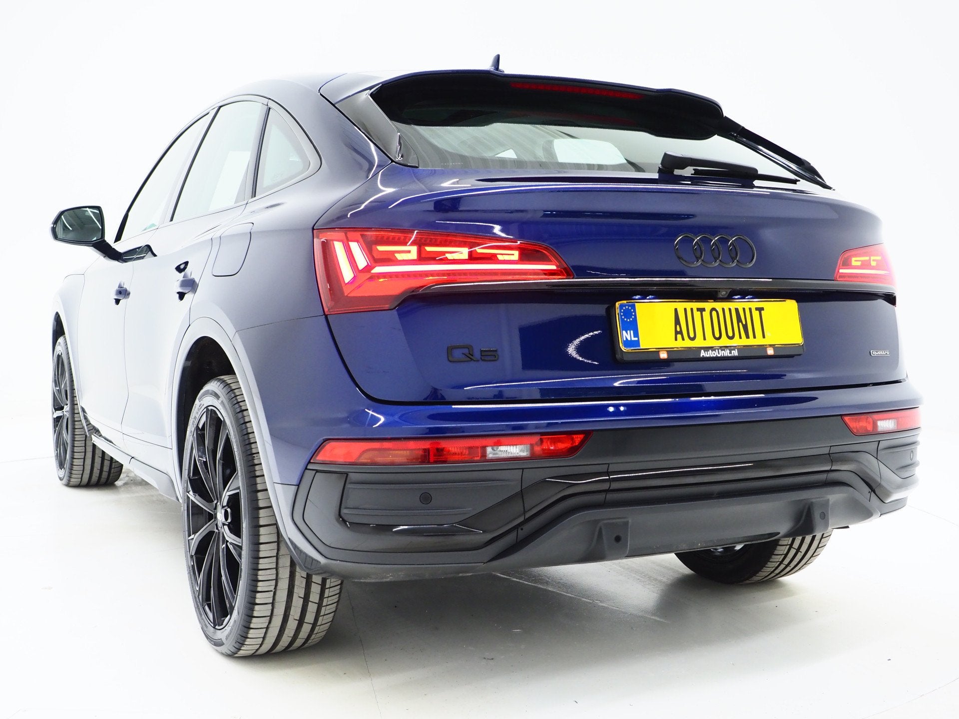 Audi Q5 Sportback 50 TFSI e Full Black | Panoramadak | Trekh, Auto's, Automaat, Gebruikt, Zwart, 4 cilinders