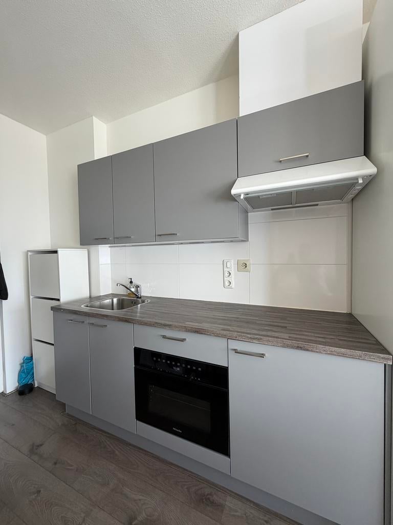 Complete Bruynzeel keuken met apparatuur, Huis en Inrichting, Keuken | Complete keukens, Ophalen, Gebruikt, Enkelwandige keuken