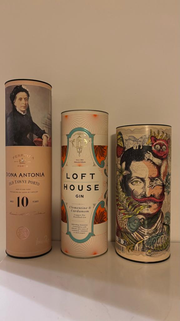 3 lege kokers / bussen Dona Antonia, Loft House, Don Papa, Ophalen of Verzenden, Zo goed als nieuw