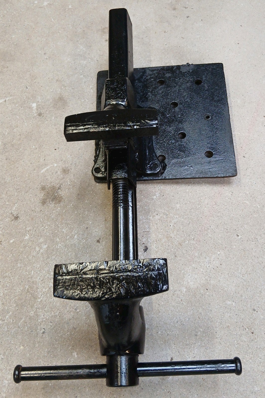 Bankschroef Heuer. 200 mm!, Ophalen of Verzenden