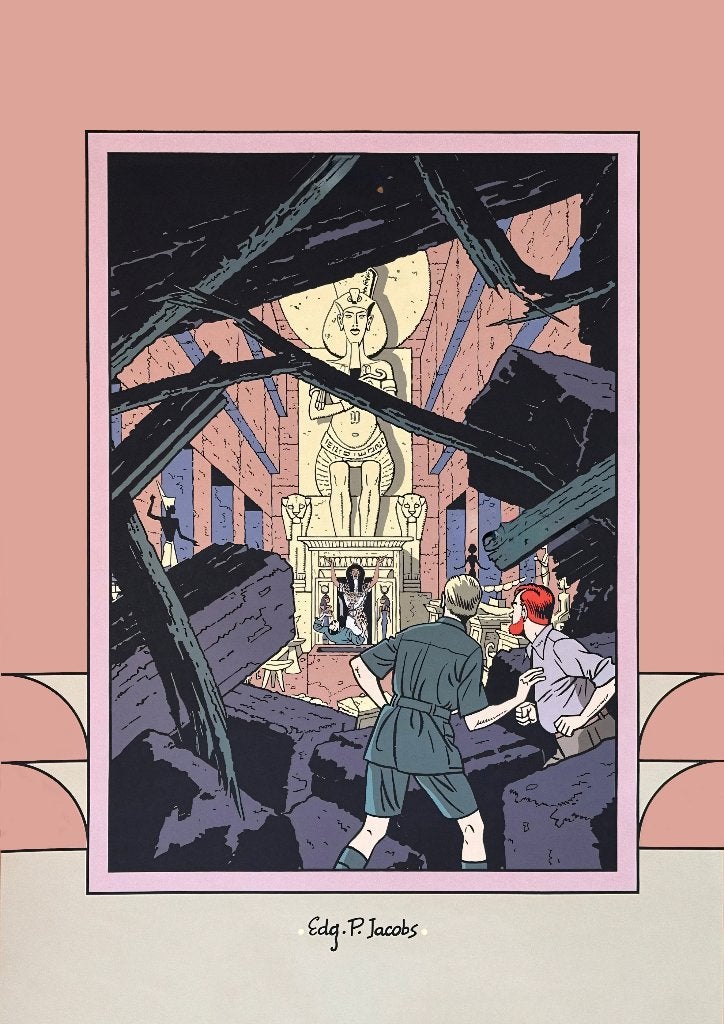 Prent - Blake en Mortimer, Edgar P. Jacobs, Eén stripboek, Nieuw, Ophalen of Verzenden
