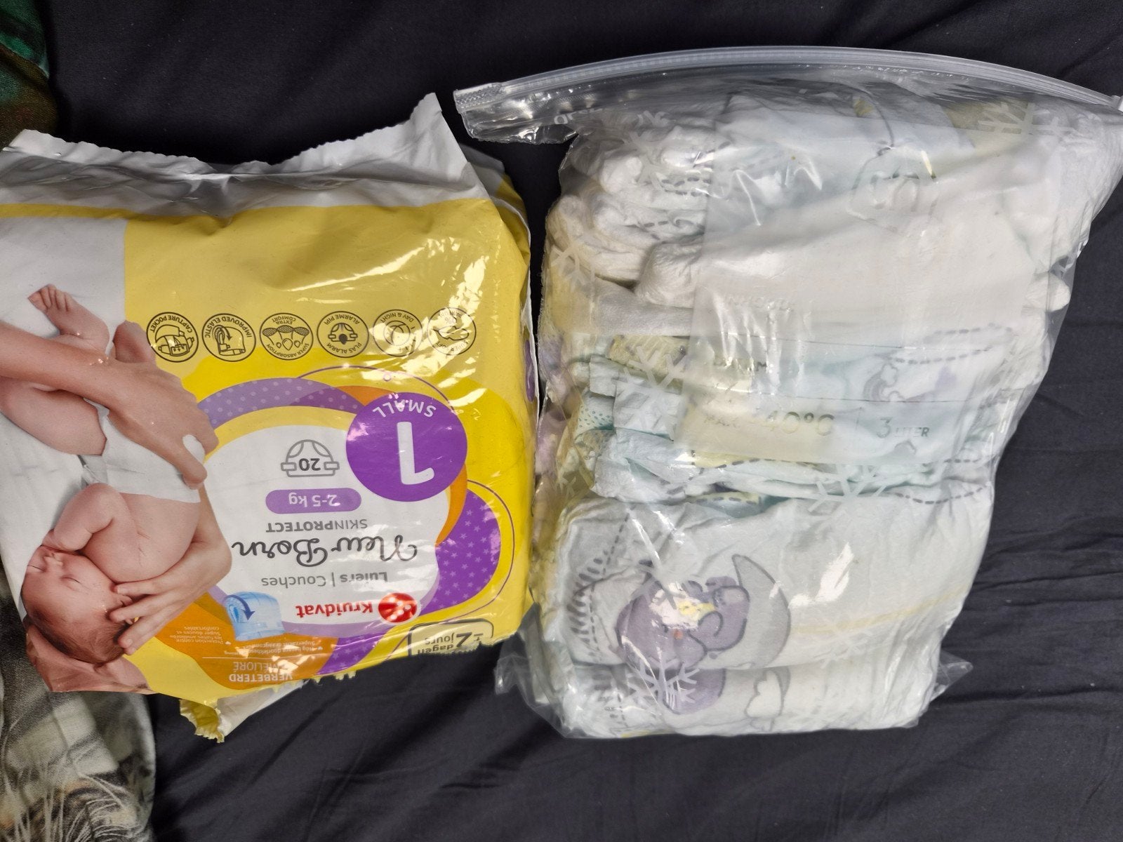 Gratis af te halen: Kruidvat en Pampers luiers maat 1, Kinderen en Baby's, Overige Kinderen en Baby's, Ophalen of Verzenden