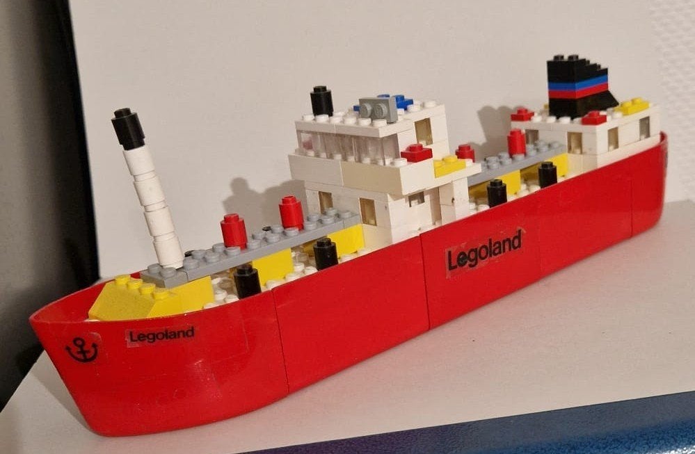 Lego 312 Tanker uit 1973, Kinderen en Baby's, Gebruikt, Lego, Ophalen of Verzenden, Compleet