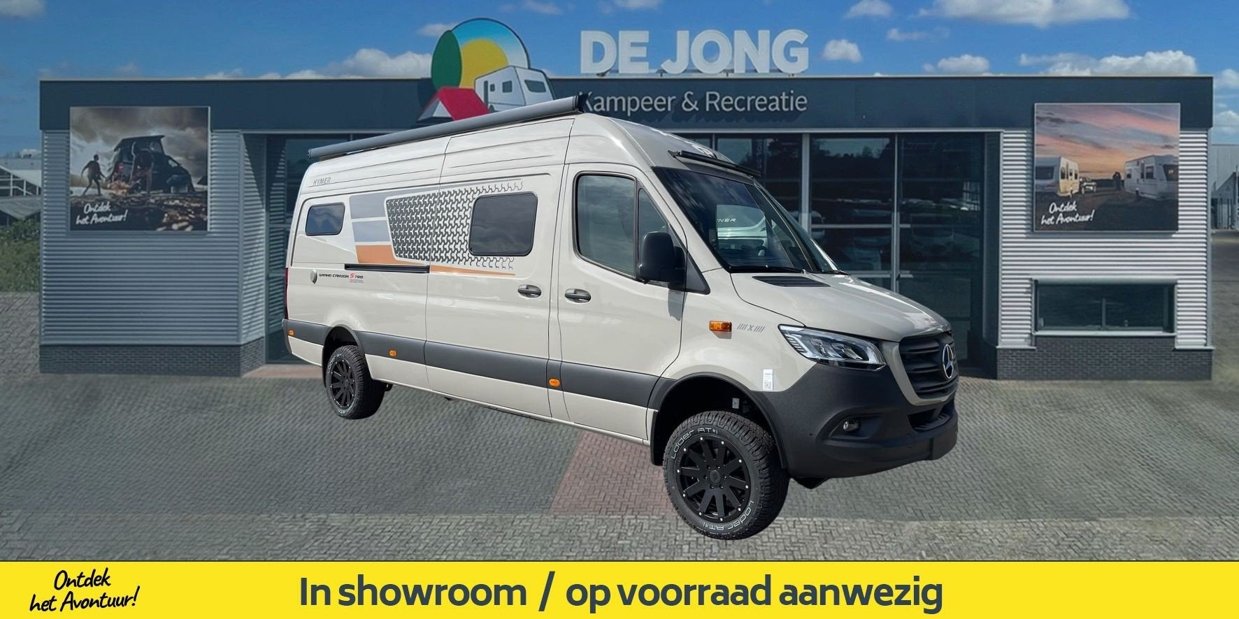 Hymer Grand Canyon S 700 Mercedes 4WD (bj 2026), Caravans en Kamperen, Campers, Automaat, Buscamper of Camperbus, Tot en met 2