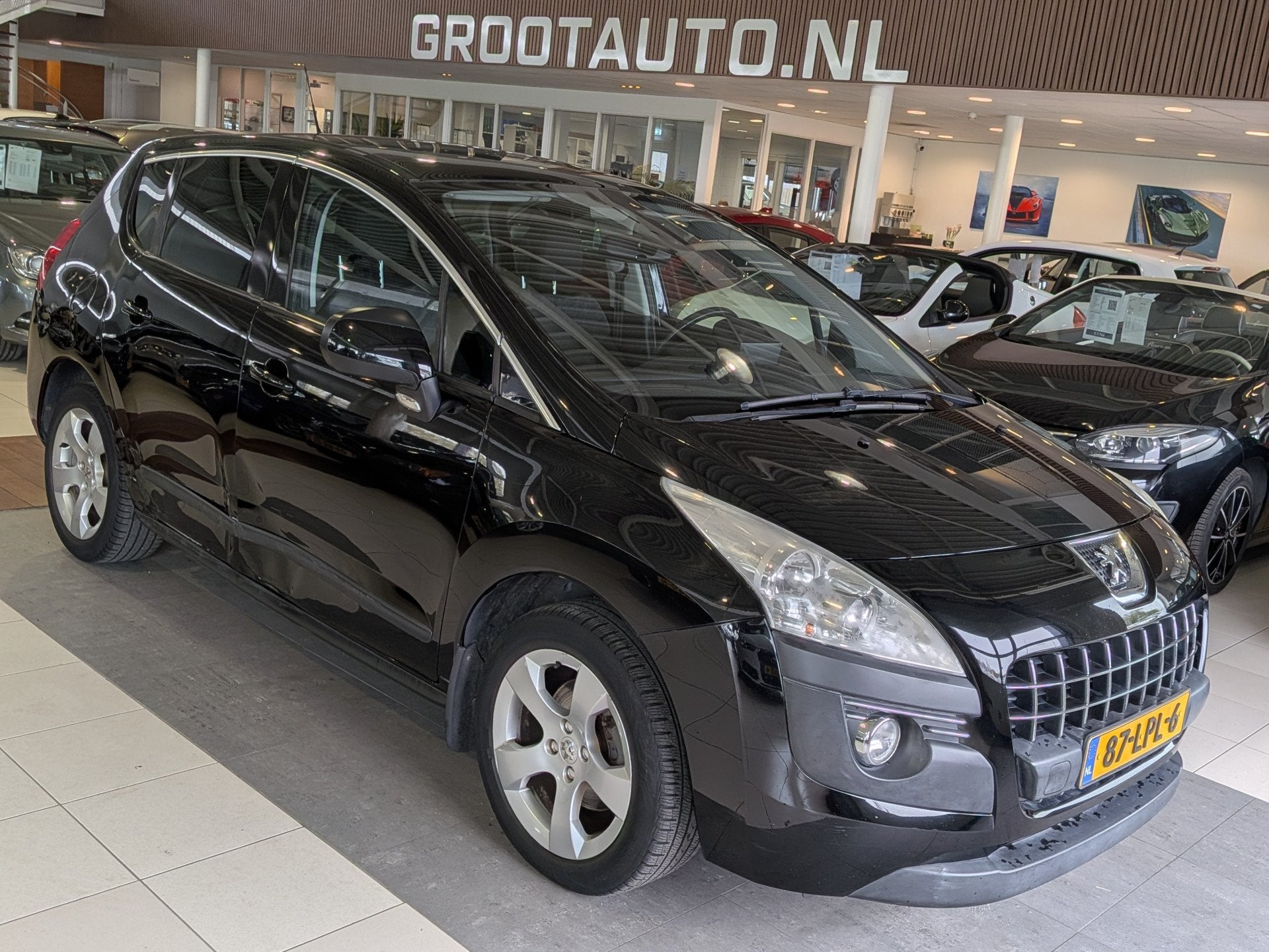 Peugeot 3008 1.6 THP ST Panoramadak, Airco, Cruise Control,, Voorwielaandrijving, Euro 5, Gebruikt, Zwart