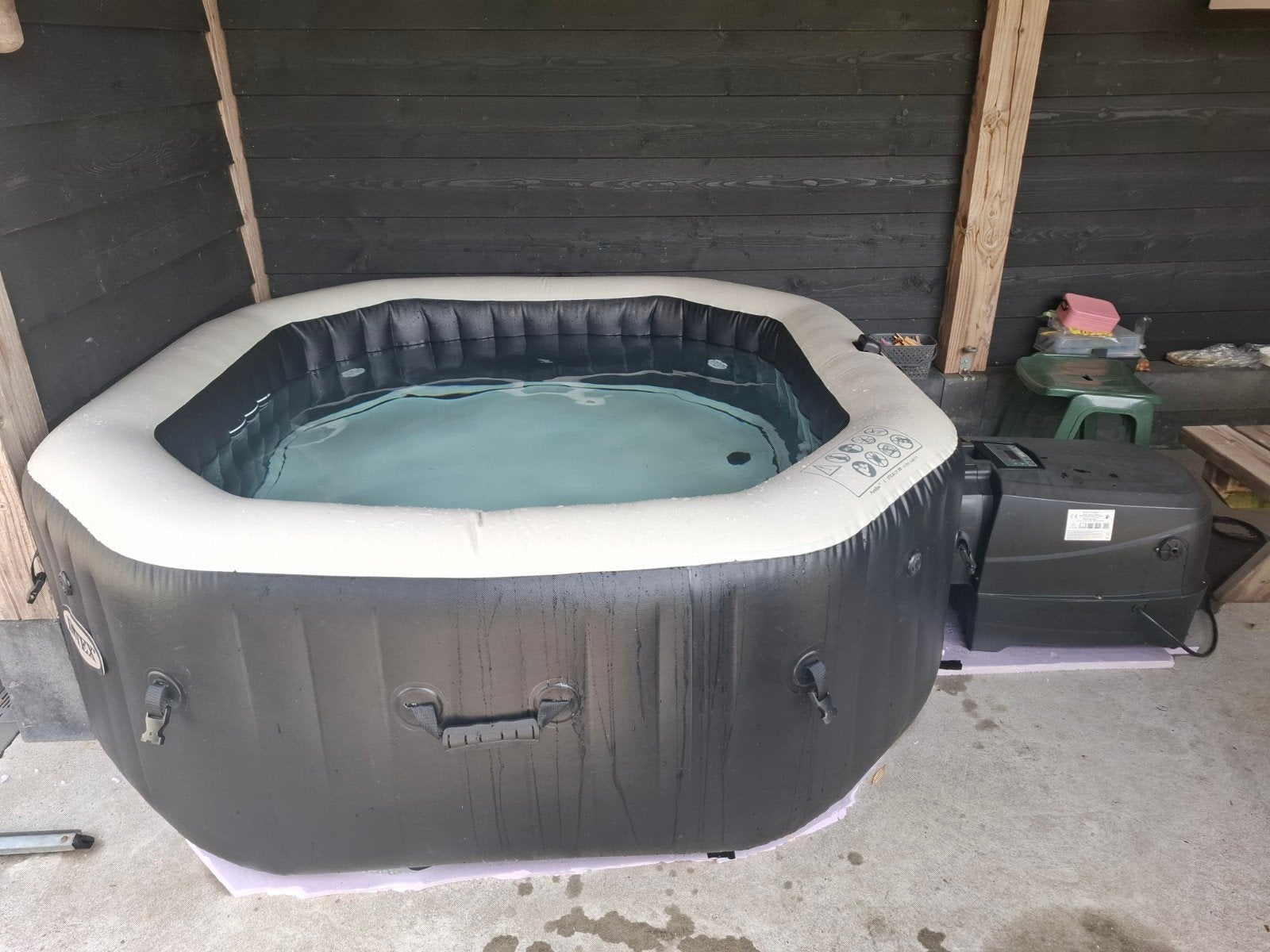 Goed werkende Intex PureSpa Jacuzzi, Ophalen, Gebruikt, 200 tot 300 cm, Opblaaszwembad