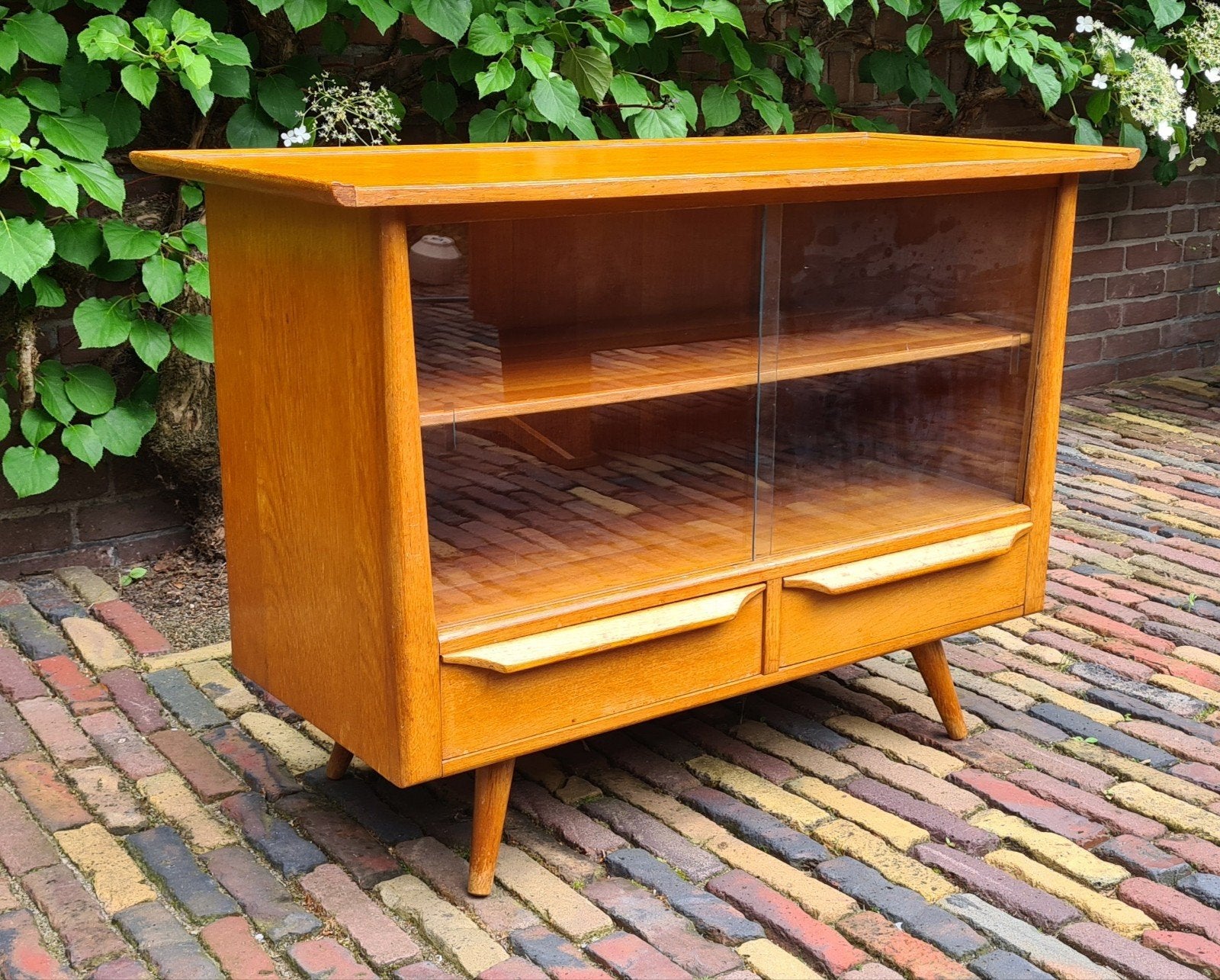 Vintage Kast, Huis en Inrichting, Kasten | Wandmeubels, Ophalen, Gebruikt, Minder dan 150 cm, Minder dan 100 cm