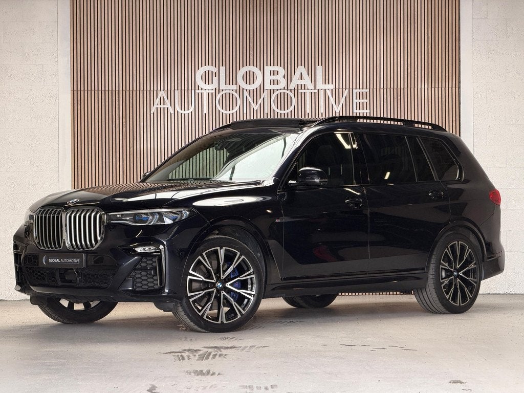 BMW X7 XDrive40i High Executive - M SPORT - SKYLOUNGE - LASE, Auto's, BMW, Automaat, Gebruikt, Zwart, 7 stoelen