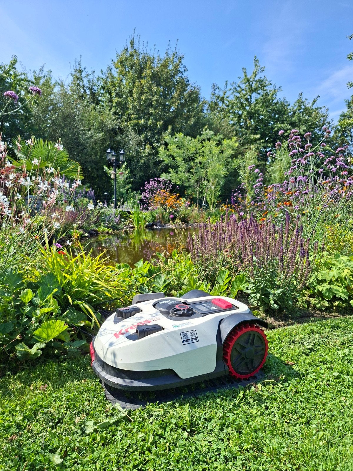 Kress Mission KR122E Robotmaaier | Compleet | Tot 2.000 m² |, Ophalen, Gebruikt