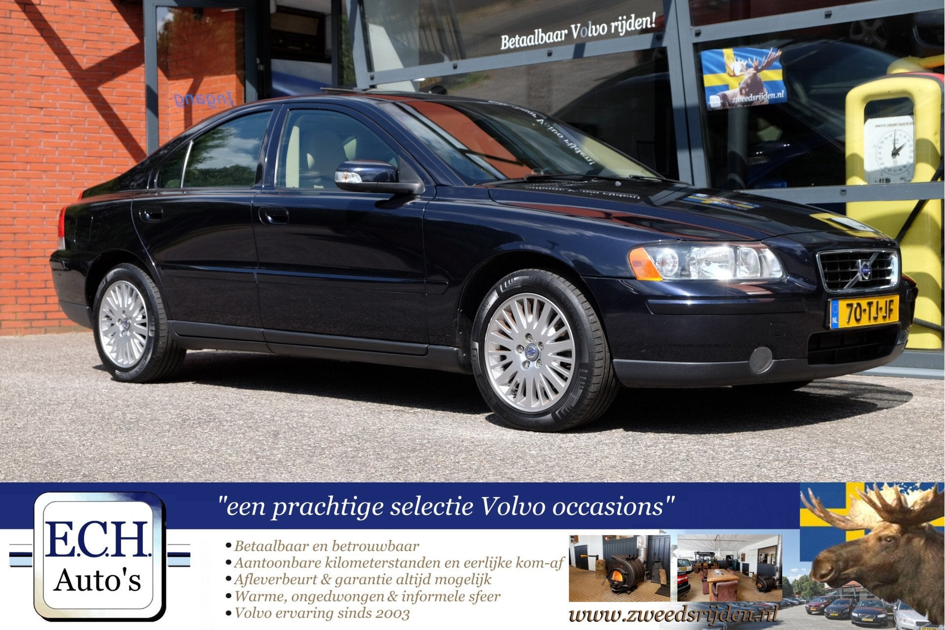 Volvo S60 2.0T 180 pk Aut. Edition, Schuifdak, Trekhaak, Gebruikt, Bedrijf, 1600 kg, Sedan