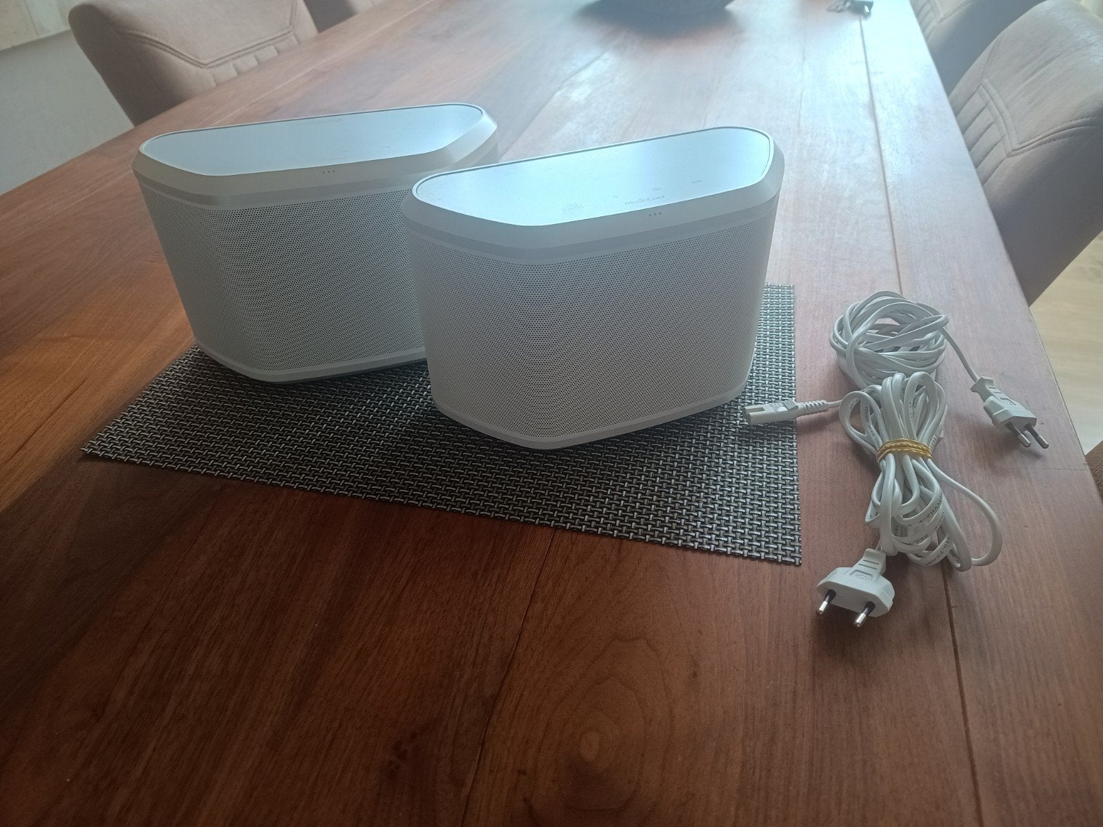 Set Yamaha WX-030 speakers - Vrijwel nieuwstaat, Slimme speaker, Yamaha, Ophalen of Verzenden, Zo goed als nieuw