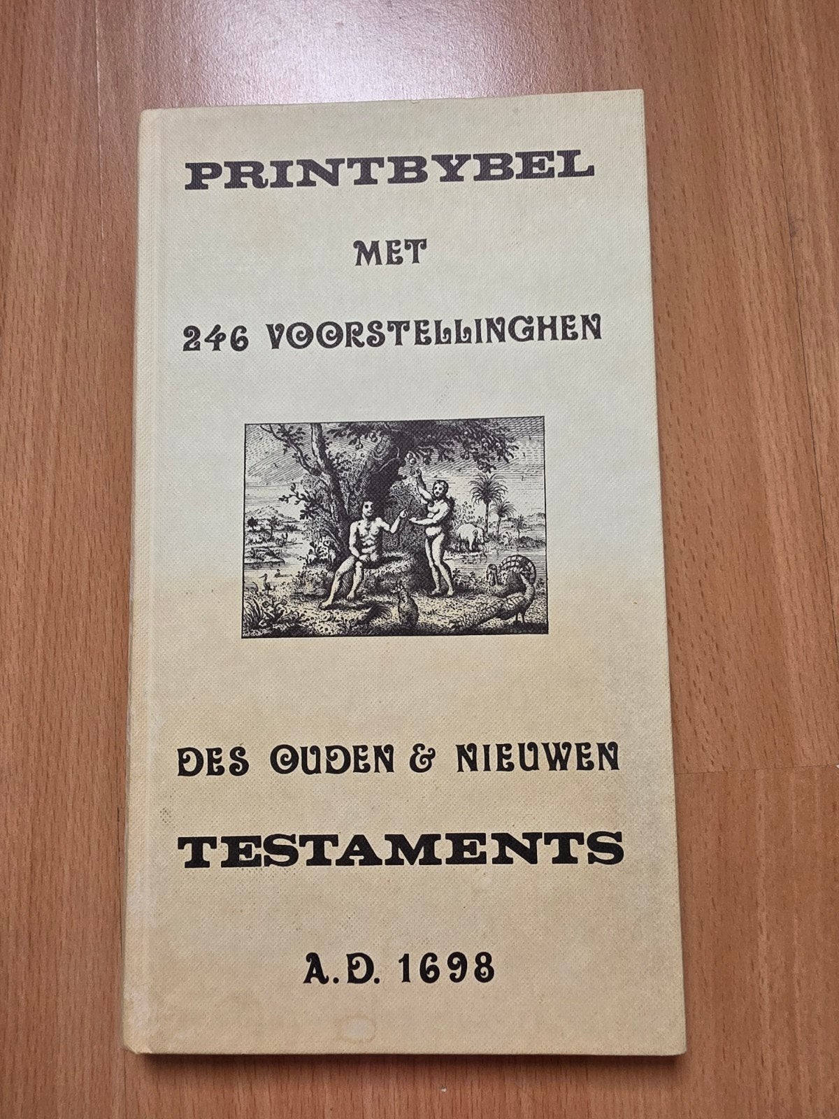 Printbijbel met 246 voorstellingen Oude & Nieuwe Testament, Ophalen of Verzenden, Onbekend