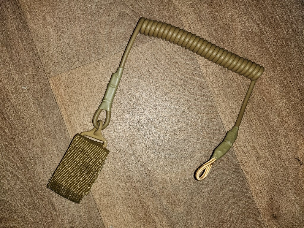 Lanyard Glock 9mm Pistol Riem Sling Airsoft Schietbaan, Ophalen of Verzenden, Landmacht, Nederland, Kleding of Schoenen