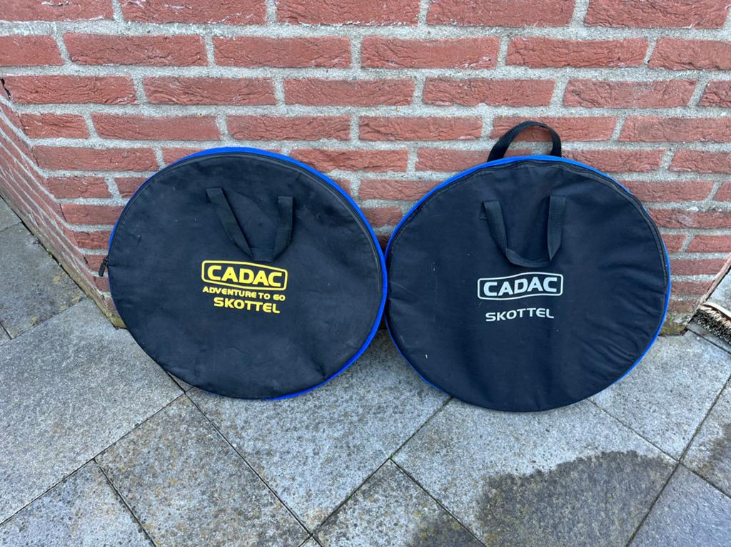 2 x skottel tbv cadac skottelbraai 50cm, Ophalen of Verzenden, Gebruikt