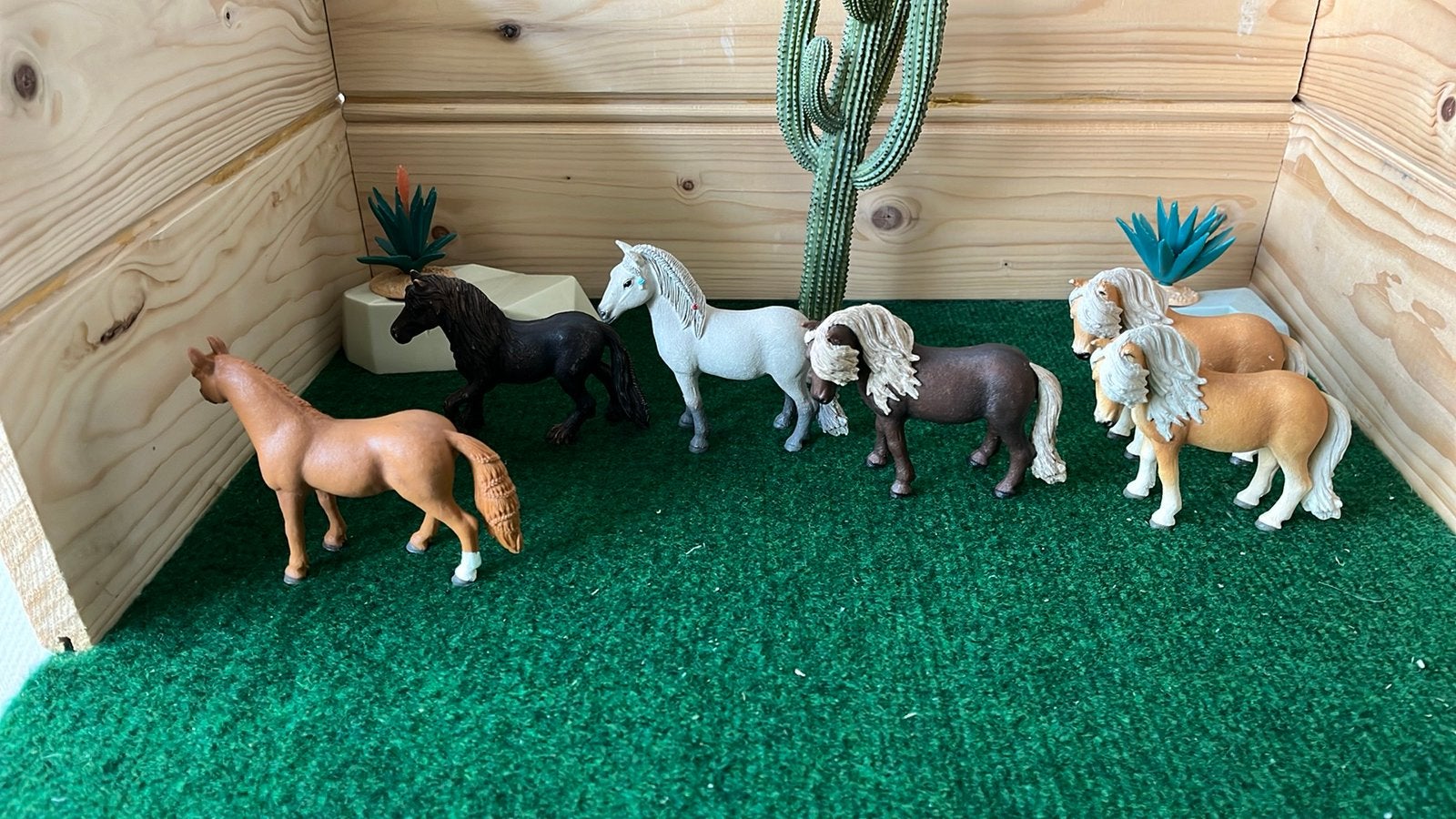 Schleich ijslanders, Ophalen of Verzenden, Zo goed als nieuw, Paard, Beeldje of Figuurtje