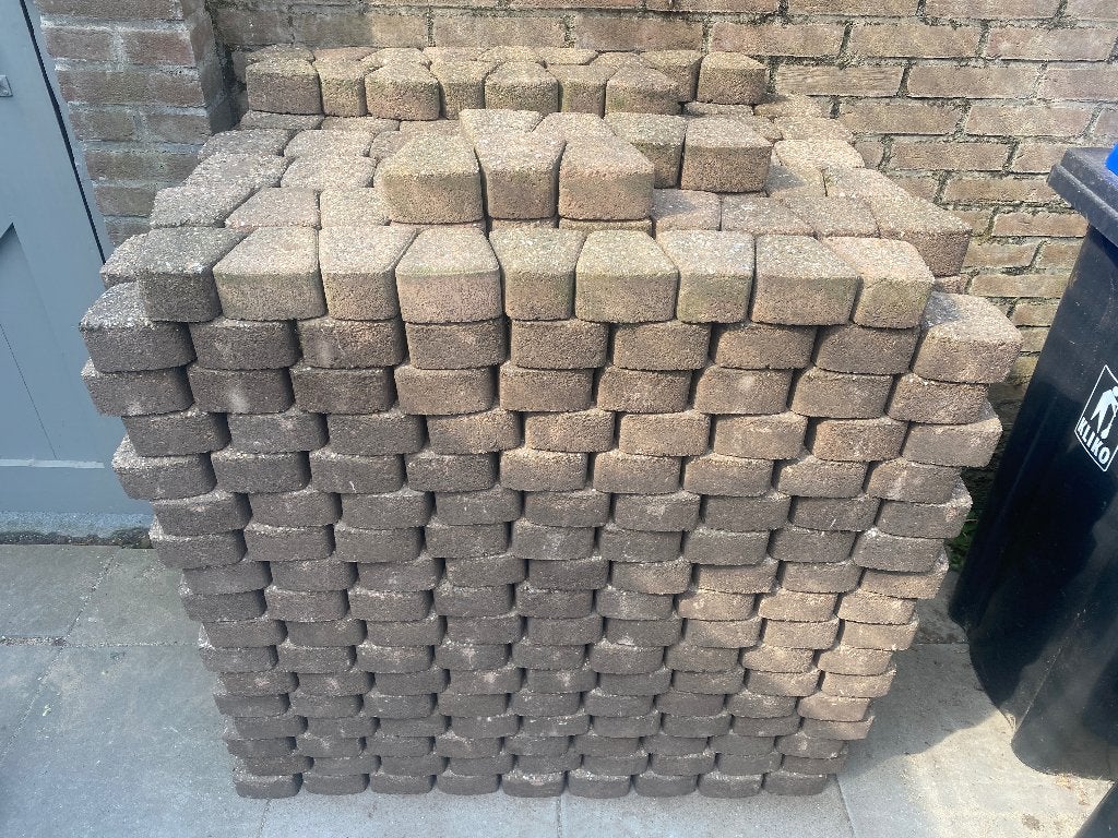 Terrasklinkers - Gratis af te halen, Ophalen, Gebruikt, 10 m² of meer, Beton