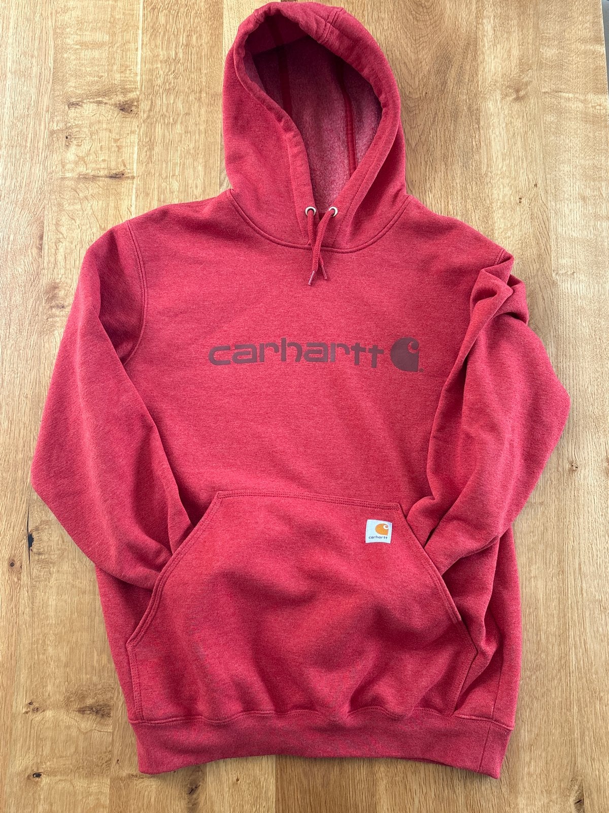 Carhartt Hoodie Rood Maat M zgan, Kleding | Heren, Truien en Vesten, Ophalen of Verzenden, Zo goed als nieuw, Maat 48/50 (M), Rood
