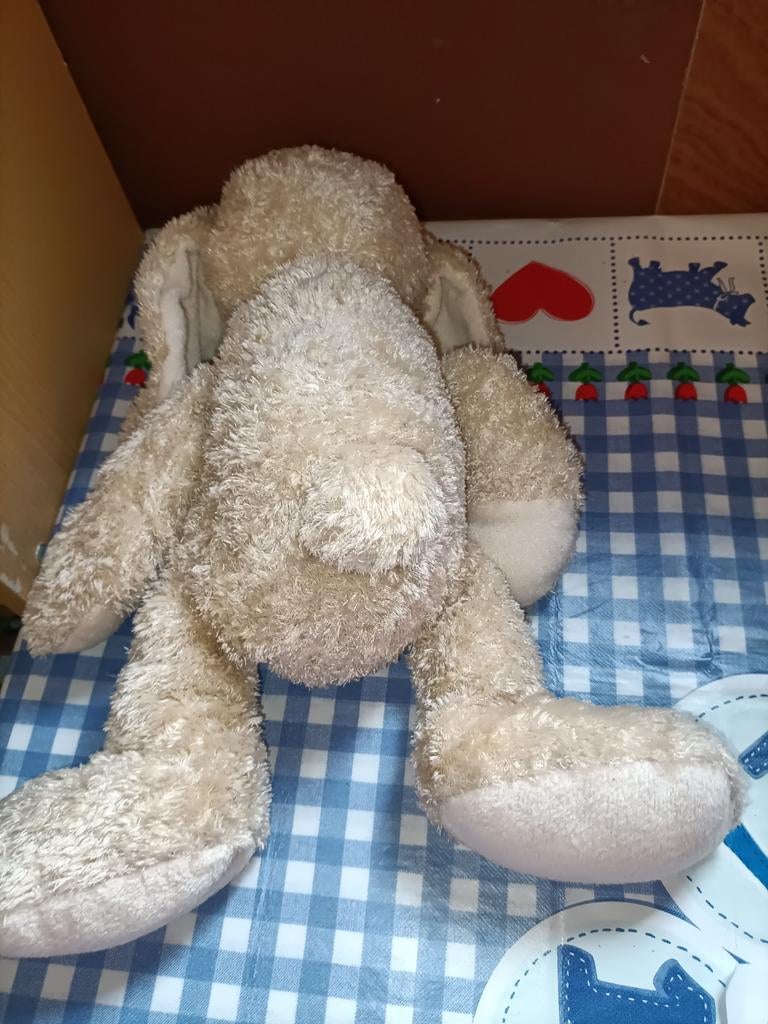 Lieve zachte Hema konijn knuffel 36 cm groot, Ophalen of Verzenden, Zo goed als nieuw, Konijn