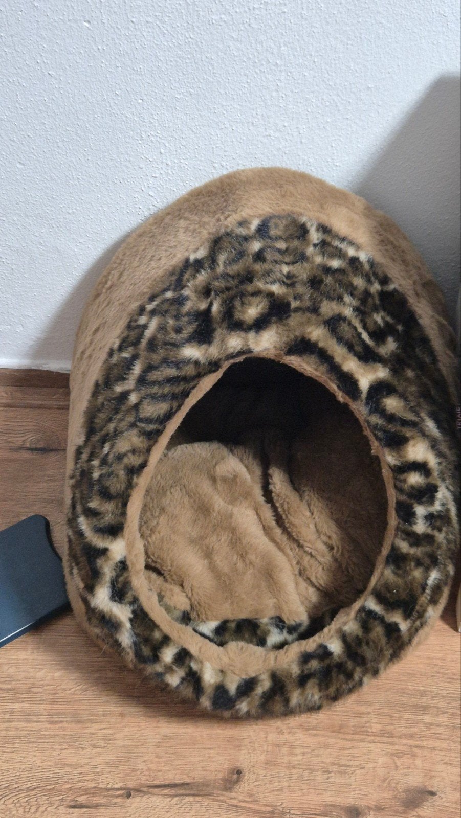 Honden mand panterprint, Ophalen