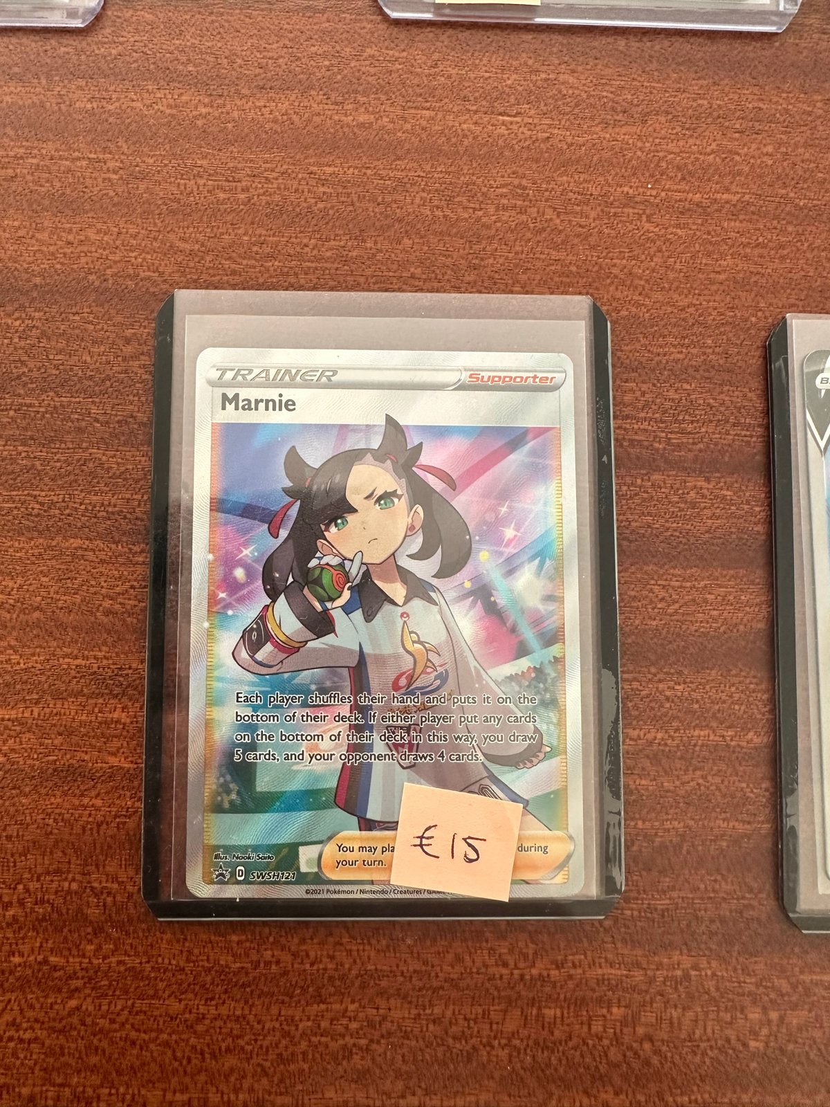 Marnie Promo SWSH121 Supporter Kaart Pokémon TCG 2021, Hobby en Vrije tijd, Verzamelkaartspellen | Pokémon, Zo goed als nieuw