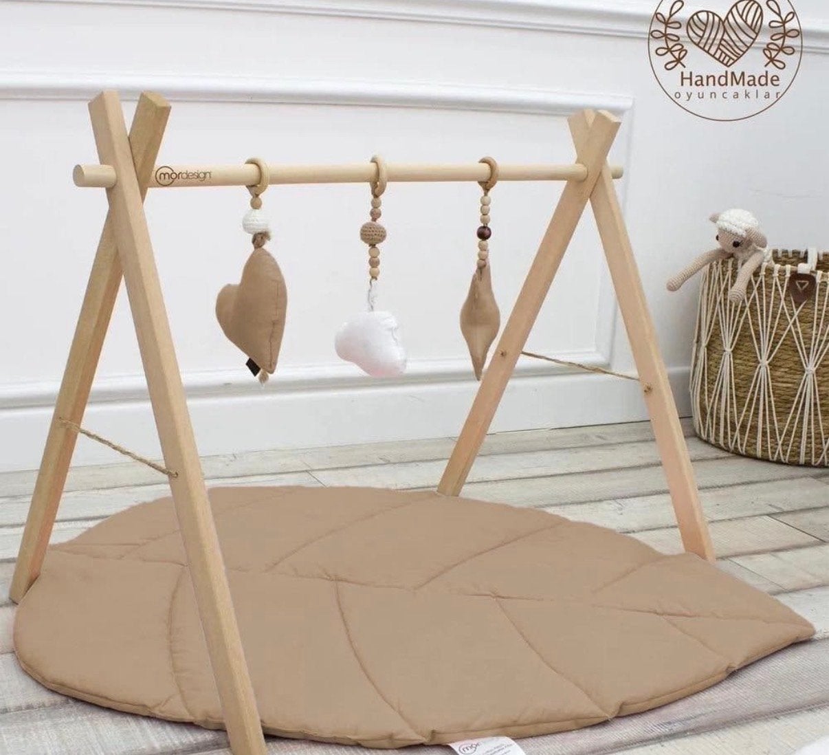 Babygym met speelkleed en hangspeeltjes - MorDesign, Ophalen of Verzenden, Nieuw, Babygym
