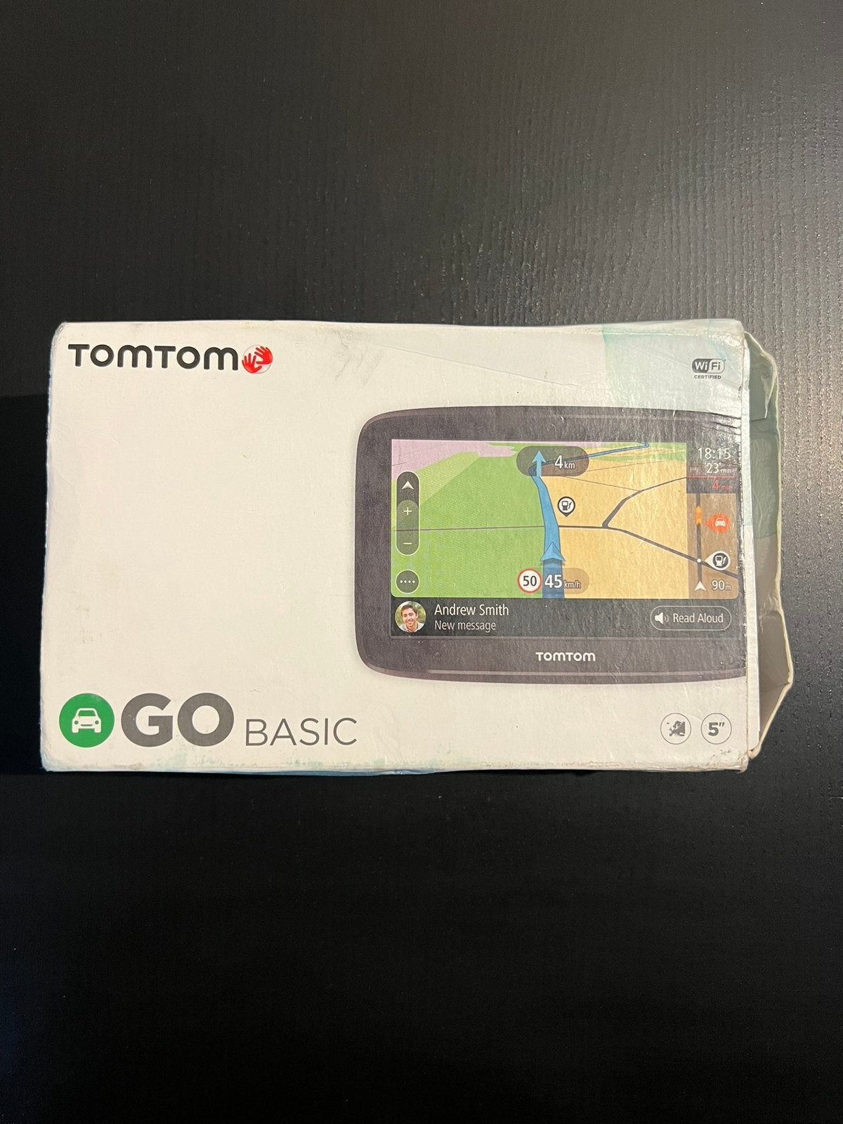 TomTom GO Basic 5” – Compleet in doos met accessoires, Auto diversen, Ophalen of Verzenden, Gebruikt