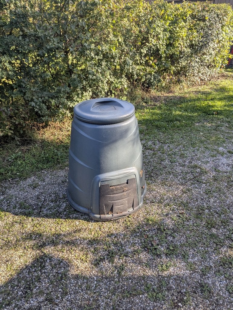 Compostbak voor tuin en keukenafval, Ophalen, Compostbak