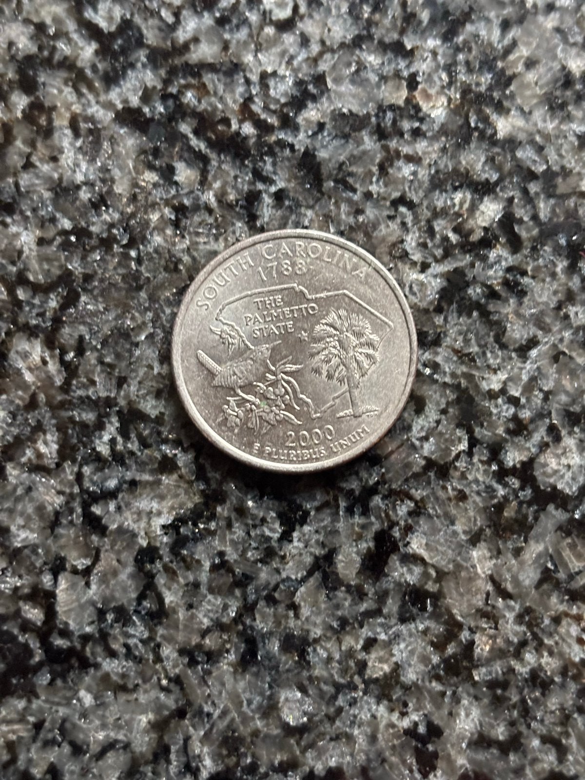 Amerikaanse Quarter Dollar South Carolina 2000, Verzenden, Noord-Amerika, Losse munt