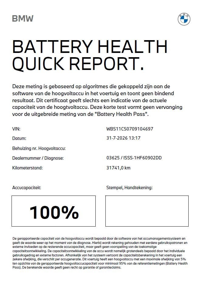 BMW XM PHEV 50e 30 kWh SoH 100% (bj 2025, automaat), Auto's, BMW, Gebruikt, Met garantie (alle), Overige brandstoffen, Zwart