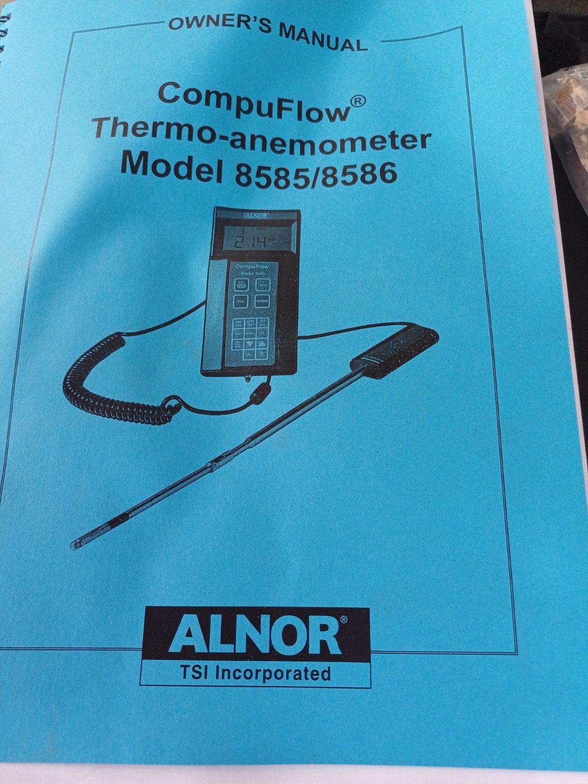 Alnor CompuFlow Thermo-anemometer Model 8585/8586, Ophalen of Verzenden, Zo goed als nieuw, Onbekend, raadpleeg handleiding voor details