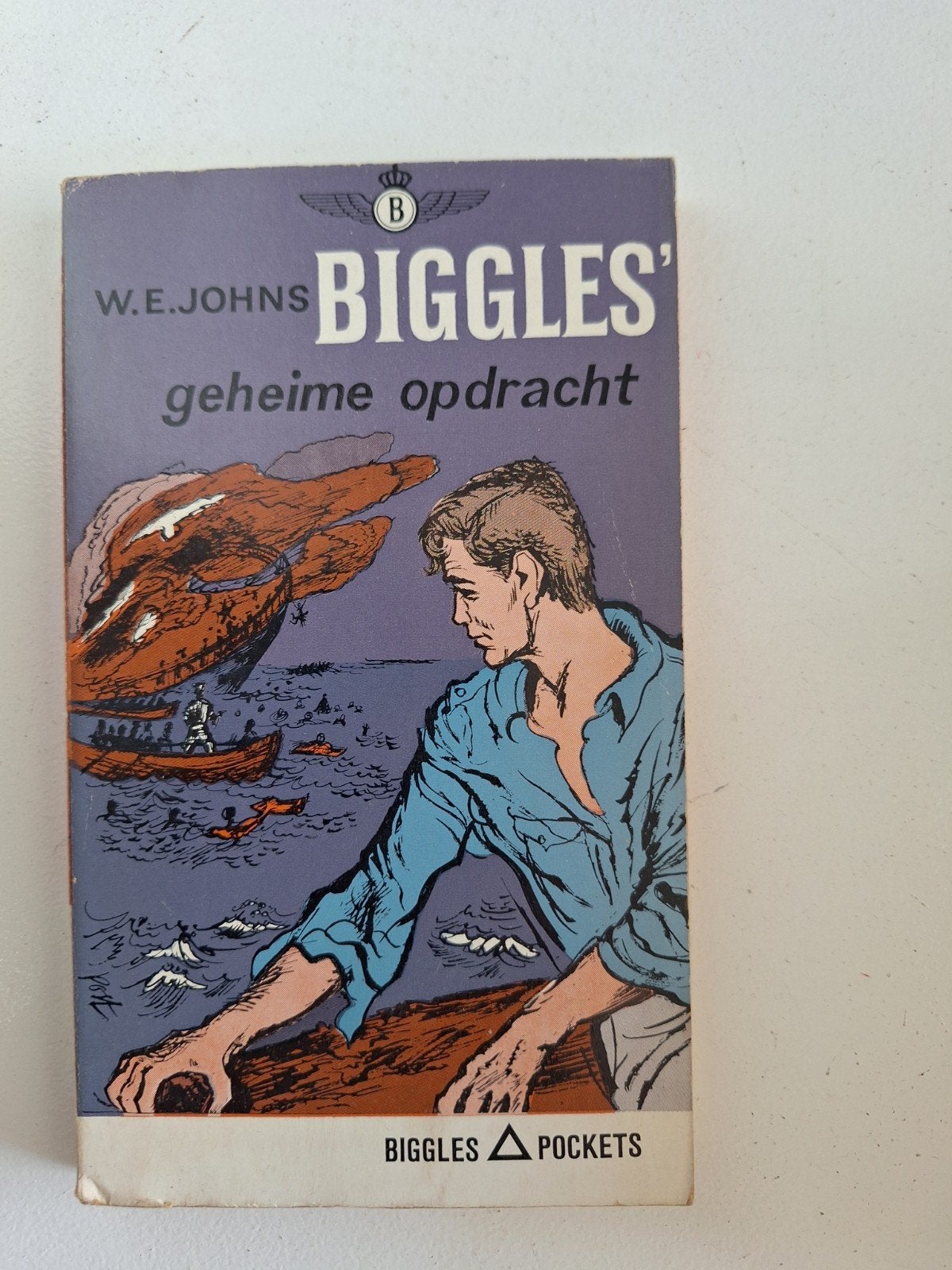 Biggles' geheime opdracht - W.E. Johns (1964), Ophalen of Verzenden, Gelezen, W.E. Johns
