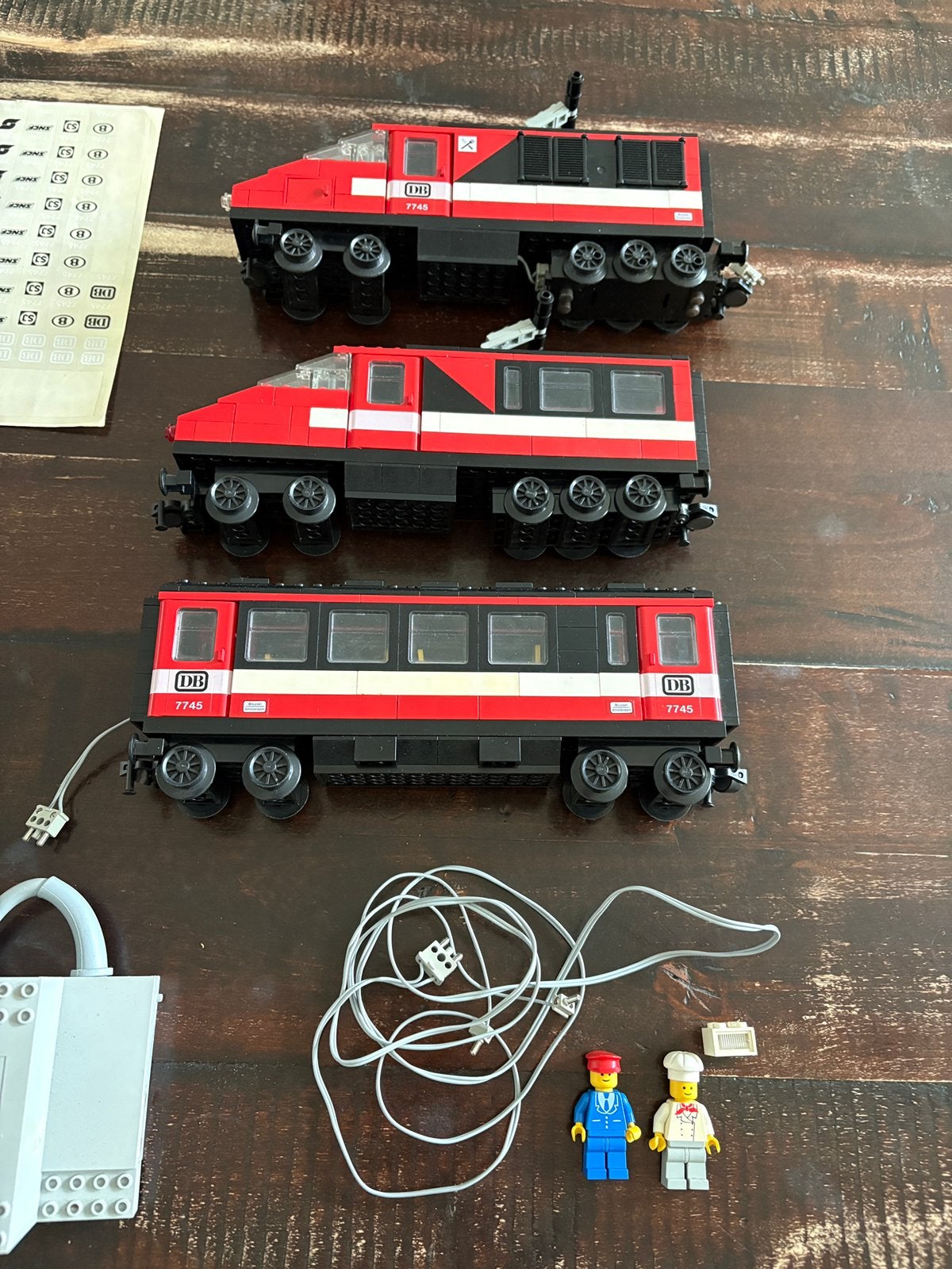 Lego vintage 12 volt trein nummer 7745 + extra’s, Ophalen of Verzenden, Gebruikt, Losse stenen, Lego