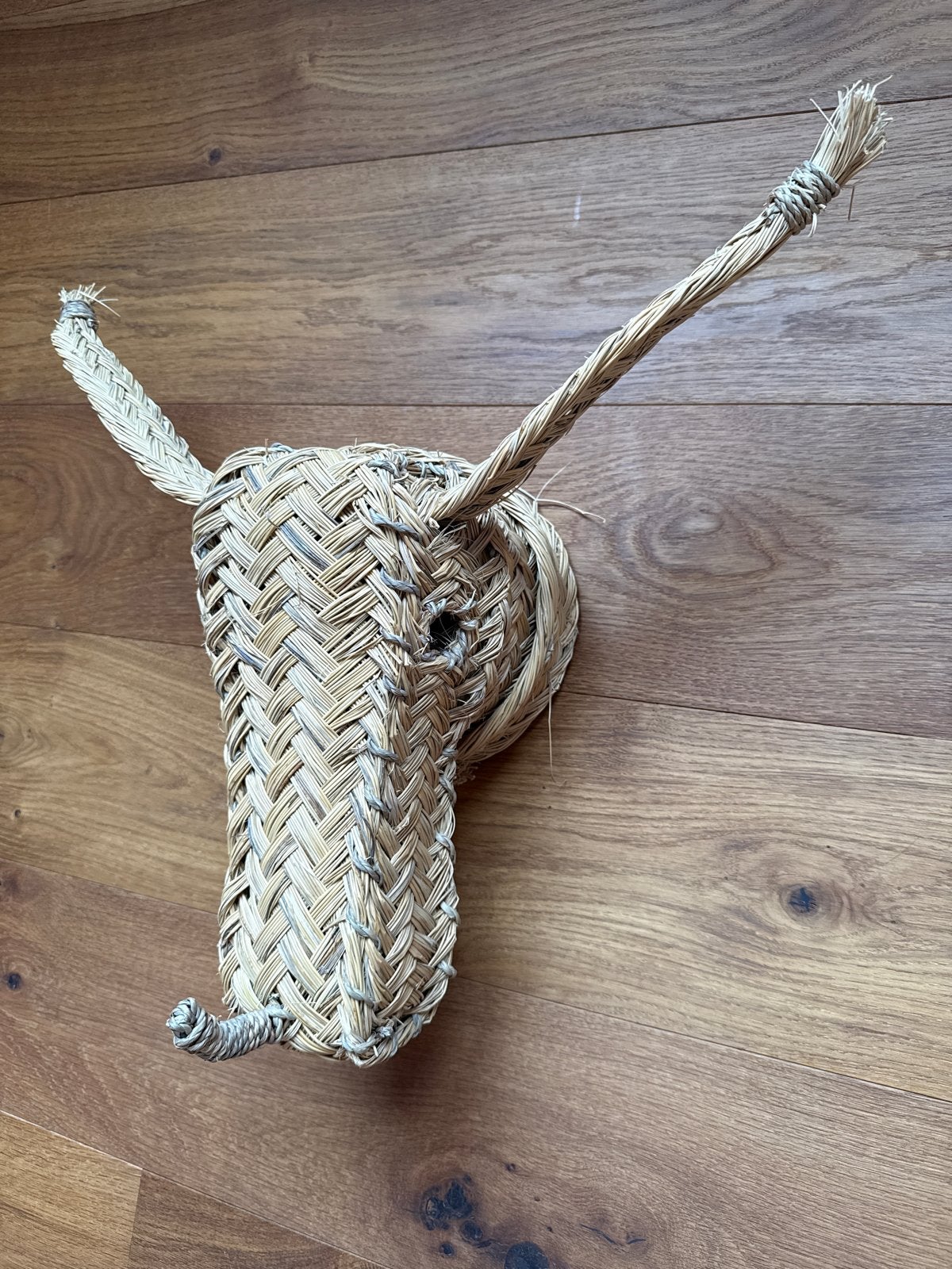 Gevlochten hertengewei, Ophalen, Beige, Boho, Zo goed als nieuw